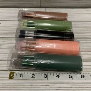 5 Travel Size Makeup brush sets